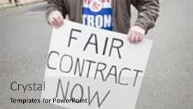  Presentation with labor strike - Cool new theme with mar-5-2016-woodbridge-nj backdrop and a light gray colored foreground