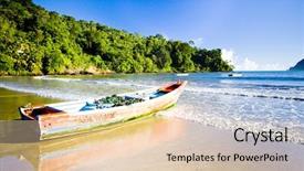  Presentation with trinidad and tobago - Slide deck consisting of maracas bay trinidad background and a lemonade colored foreground