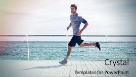  Presentation with full length portrait two men women brown sweater - Amazing presentation having marathon free - full length portrait backdrop and a light blue colored foreground