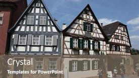  Presentation with june - Slide deck featuring marbach-am-neckar-germany-june background and a gray colored foreground