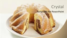  Presentation with marble - Amazing PPT theme having marble cake backdrop and a lemonade colored foreground