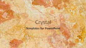  Presentation with veins - Beautiful slide deck featuring marble-countertop-shows-excellent-detail backdrop and a coral colored foreground