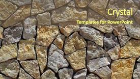  Presentation with granite - Beautiful PPT layouts featuring marble granite - masonry stone wall rock construction backdrop and a violet colored foreground