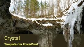  Presentation with marble - Audience pleasing slides consisting of marble-quarry-in-ruskeala-karelia backdrop and a tawny brown colored foreground