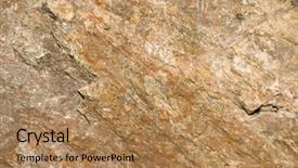  Presentation with rock stone - Beautiful slide deck featuring marble stone - rock texture surface backdrop and a coral colored foreground