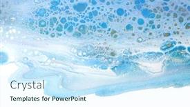 Presentation with marble ink colorful marble - Cool new PPT layouts with marble texture acrylic colors colorful backdrop and a cool aqua colored foreground