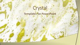  Presentation with luxury golden texture - Colorful slide set enhanced with marble texture with golden vein backdrop and a cream colored foreground