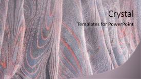  Presentation with artwork - Beautiful slides featuring marbled paper artwork backdrop and a light gray colored foreground