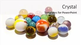 Presentation with marbles - Colorful slides enhanced with marbles on white backdrop and a white colored foreground