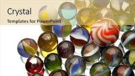  Presentation with marbles - Beautiful presentation theme featuring marbles backdrop and a yellow colored foreground