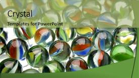  Presentation with marbles - Beautiful presentation theme featuring marbles backdrop and a mint green colored foreground