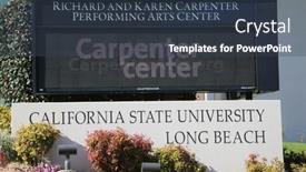  Presentation with performing arts - Presentation consisting of march-15-2021-long-beach background and a ocean colored foreground