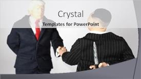  Presentation with trump - Cool new PPT theme with march-16-2018-caricatures backdrop and a white colored foreground