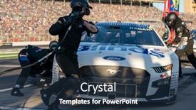  Presentation with pits - PPT theme featuring march-20-2022-hampton-ga background and a tawny brown colored foreground