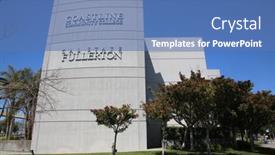  Presentation with community college - Slide set having march-31-2021-fullerton-california background and a  colored foreground