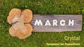  Presentation with international - Audience pleasing presentation design consisting of march-8-eighth-of-march backdrop and a tawny brown colored foreground