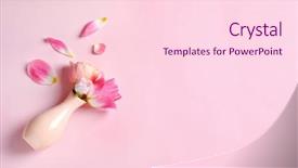  Presentation with flowers vase - Colorful presentation theme enhanced with march birthday - vase with beautiful flowers backdrop and a  colored foreground