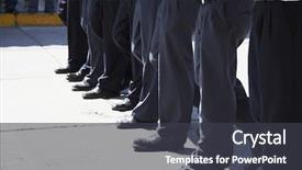  Presentation with marching band - Presentation theme having marching band - boys steep on the peruvian background and a dark gray colored foreground