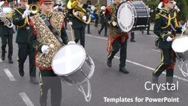  Presentation with marching band - 