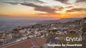  Presentation with mesopotamia - Slides consisting of mardin-old-town-cityscape background and a tawny brown colored foreground