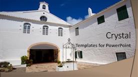  Presentation with refugee sanctuary immigrants illegal immigration - Presentation theme consisting of mare de deu del toro background and a  colored foreground