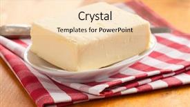  Presentation with margarine - Amazing slides having margarine - fresh butter backdrop and a lemonade colored foreground