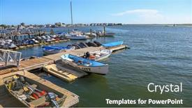  Presentation with atlantic city - Beautiful slide deck featuring margate-city-new-jersey-july backdrop and a dark gray colored foreground