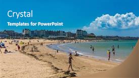  Presentation with beach sands - 