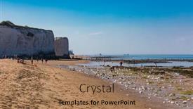  Presentation with beach sands - 