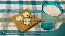  Presentation with fresh bread subway food - Cool new slide set with marge - breakfast with fresh bread butter backdrop and a  colored foreground