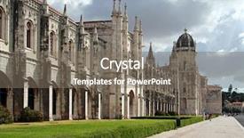  Presentation with classified - Cool new PPT layouts with maria de belem monastery classified backdrop and a gray colored foreground