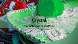  Presentation with mariachi - Amazing PPT layouts having mariachi - sombrero backdrop and a seafoam green colored foreground