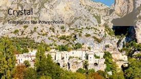  Presentation with france - Slide deck consisting of marie alpes de haute provence background and a coral colored foreground