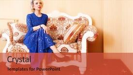  Presentation with interior hagia sophia aya sofya - Beautiful slide deck featuring marilyn monroe - beautiful blonde girl backdrop and a  colored foreground