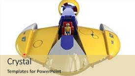  Presentation with submarine - Colorful presentation enhanced with robot sous marin - 3d rendering of children's submarine backdrop and a  colored foreground