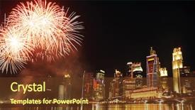  Presentation with party time - Presentation with marina bay - party time in the southeast background and a tawny brown colored foreground