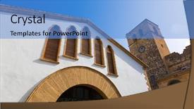  Presentation with agri market - Amazing slide set having marina marketing - javea sant abastos market backdrop and a teal colored foreground