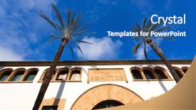  Presentation with labour market - Cool new theme with marina marketing - javea sant abastos market backdrop and a ocean colored foreground