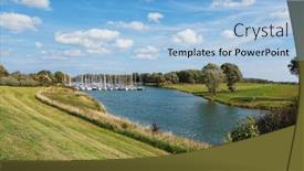  Presentation with mangrove avicenia marina - Theme with dike - marina on hooksieler binnentief lake background and a light blue colored foreground