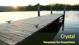  Presentation with new york - PPT theme enhanced with marina-on-lake-cayuga background and a tawny brown colored foreground