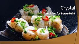  Presentation with chilli - Slides enhanced with marinated-sepia-with-parsley background and a wine colored foreground