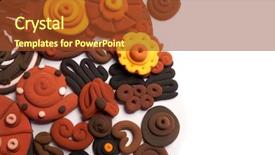  Presentation with ornament - Cool new slide deck with marine animals ocean frame - abstraction colored decorative ornament made backdrop and a tawny brown colored foreground