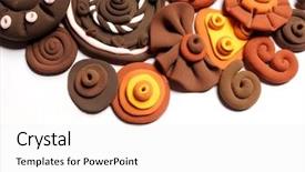  Presentation with ornament - Presentation design consisting of marine animals ocean frame - abstraction colored decorative ornament made background and a white colored foreground