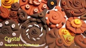  Presentation with modeling - Beautiful PPT theme featuring marine animals ocean frame - abstraction colored decorative ornament made backdrop and a tawny brown colored foreground