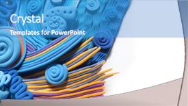  Presentation with ornament - PPT theme having marine animals ocean frame - sea colored decorative ornament made background and a  colored foreground