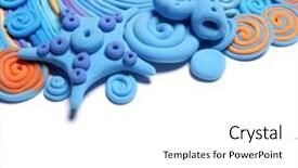  Presentation with ornament - Amazing presentation design having marine animals ocean frame - sea colored decorative ornament made backdrop and a  colored foreground