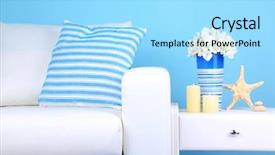  Presentation with marine - Presentation design enhanced with marine decor in interior background and a arctic colored foreground