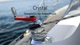  Presentation with winch - PPT layouts having marine life free - sailing winch background and a light blue colored foreground
