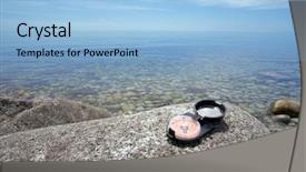  Presentation with lays - Amazing PPT layouts having marine navigation - compass lays on a granite backdrop and a light blue colored foreground