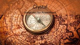  Presentation with life science - Amazing presentation theme having marine science - vintage still life vintage compass backdrop and a red colored foreground